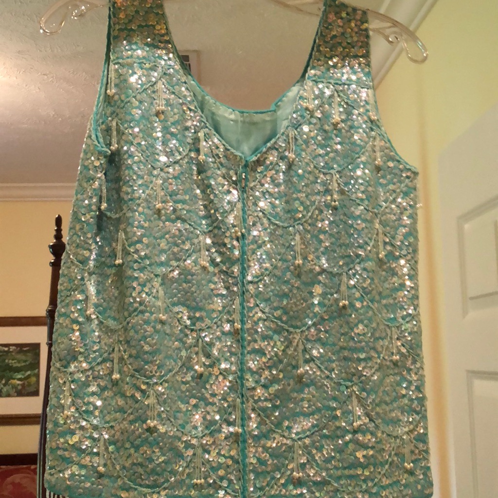 Retro Sequin Shell